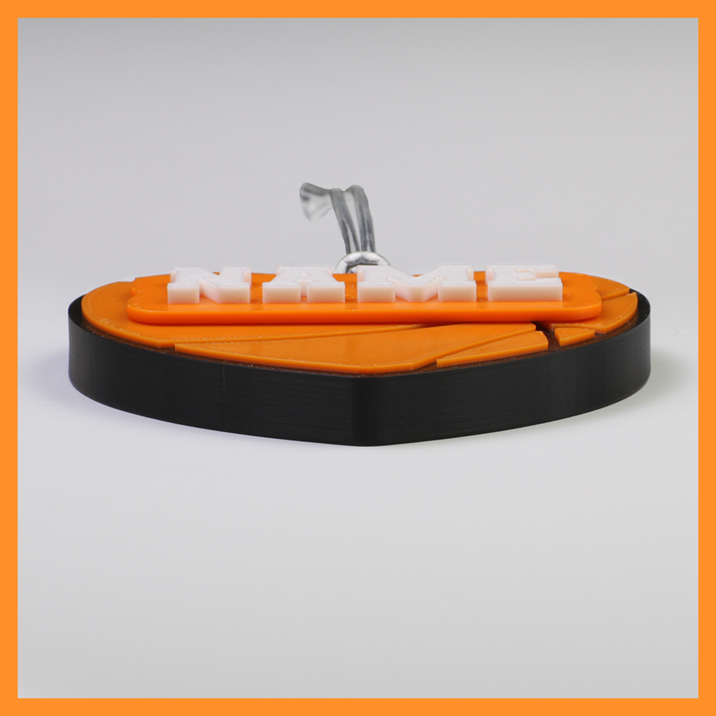 Basketball Bag Tag (Heart)