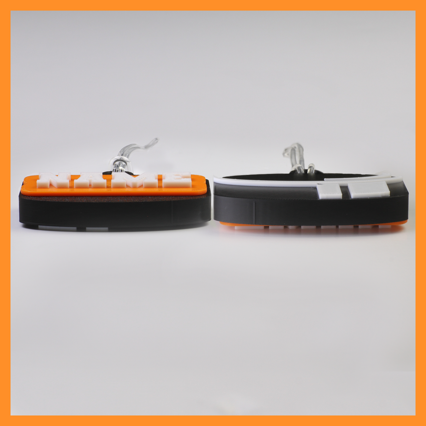 Ice Hockey Bag Tag (puck)