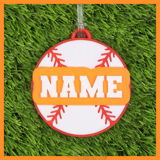 Baseball Bag Tag (Ball)