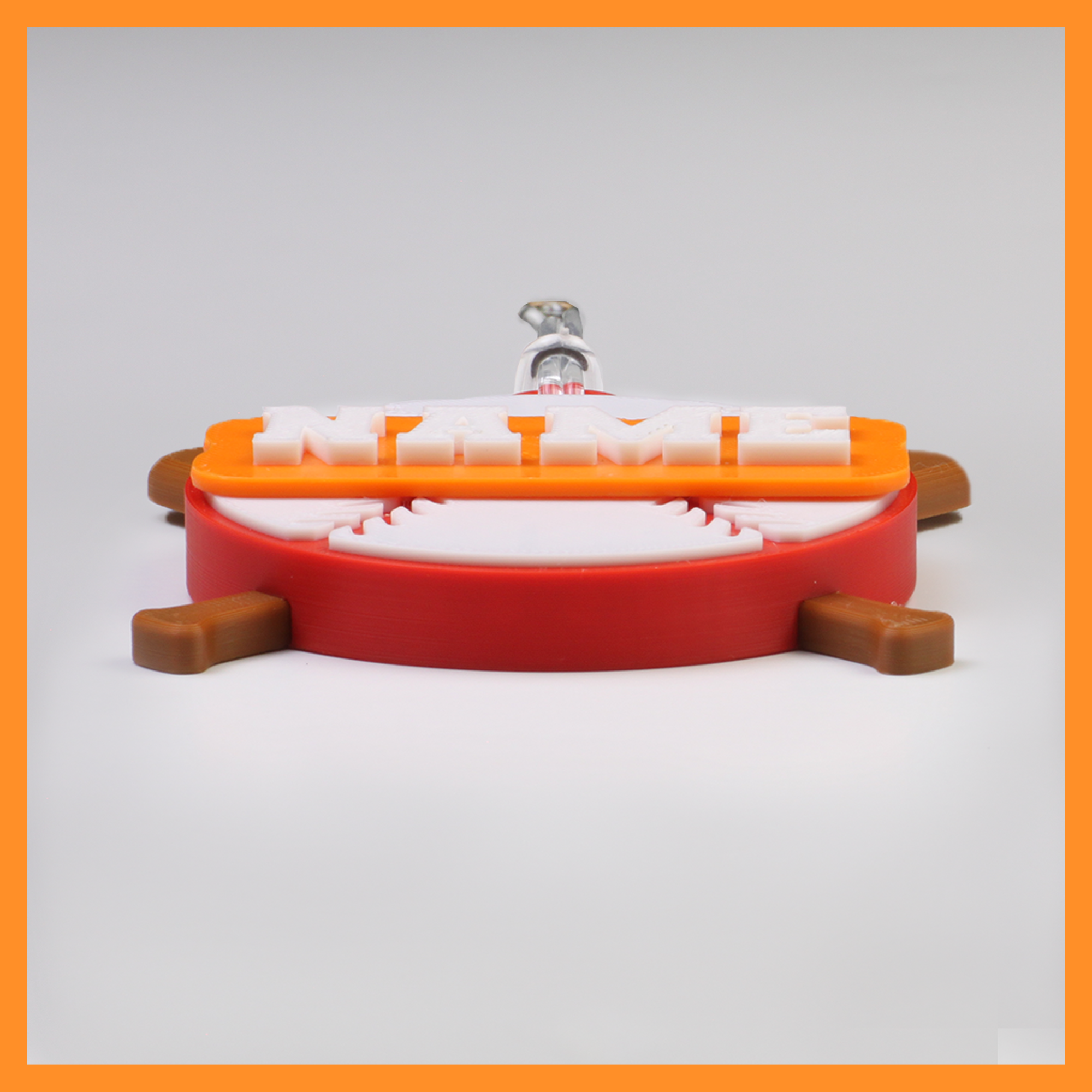 Baseball Bag Tag (Ball & Bats)