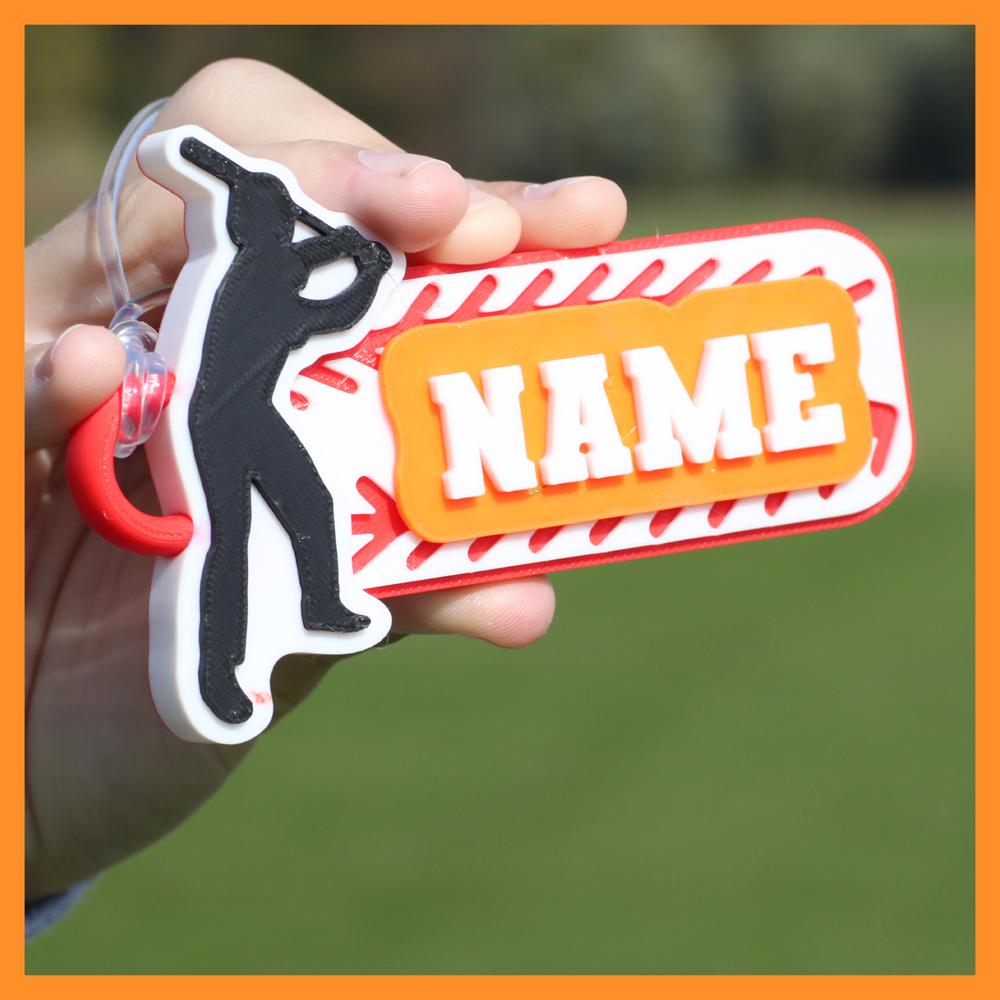 Baseball Bag Tag (Batter)