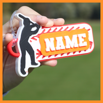 Baseball Bag Tag (Batter)