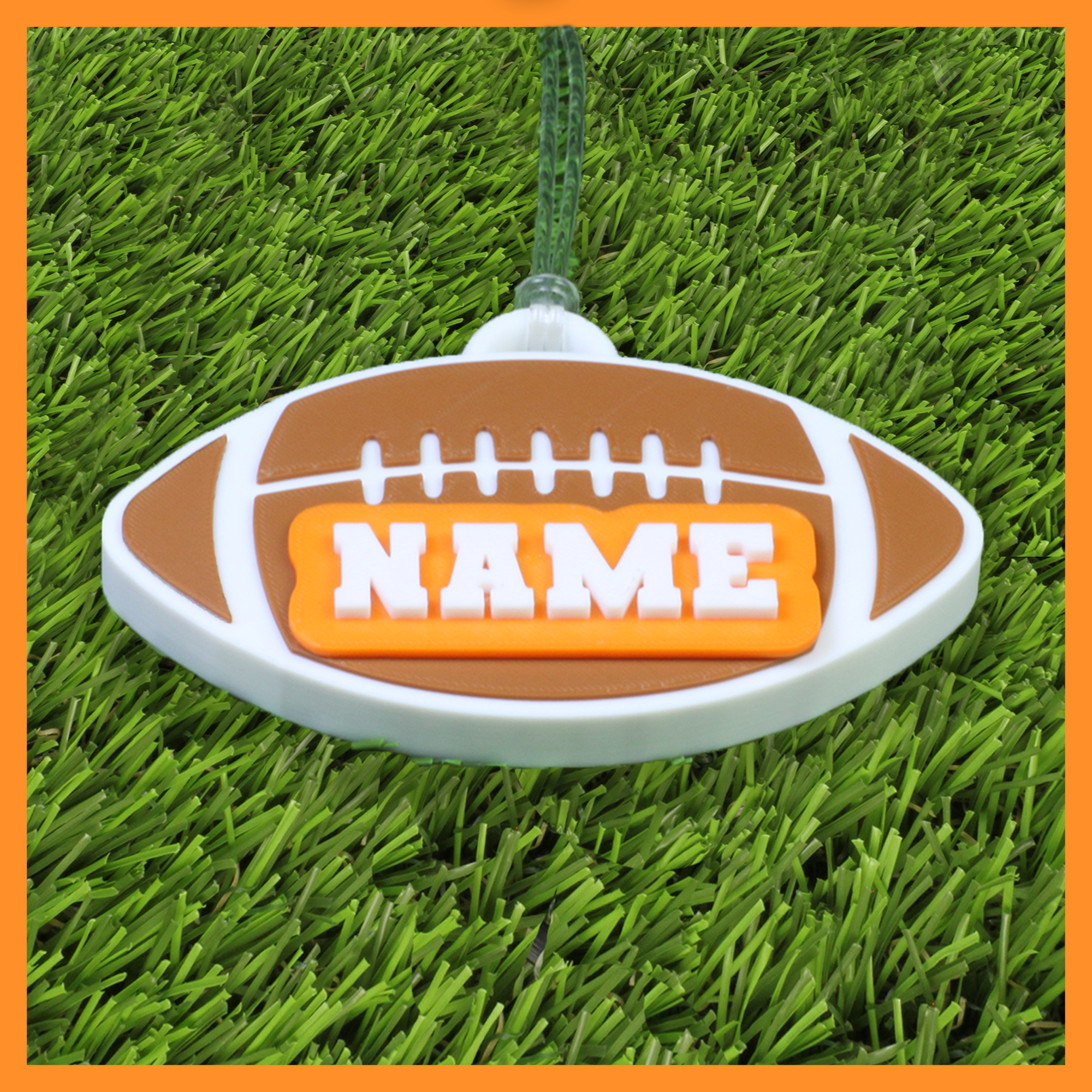 Football Bag Tag (Ball)