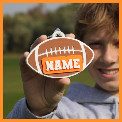 Football Bag Tag (Ball)
