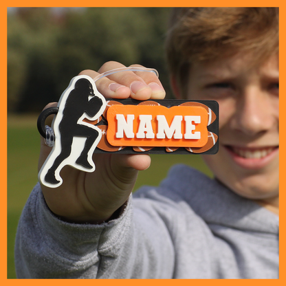 Football Bag Tag (Player & Footballs)