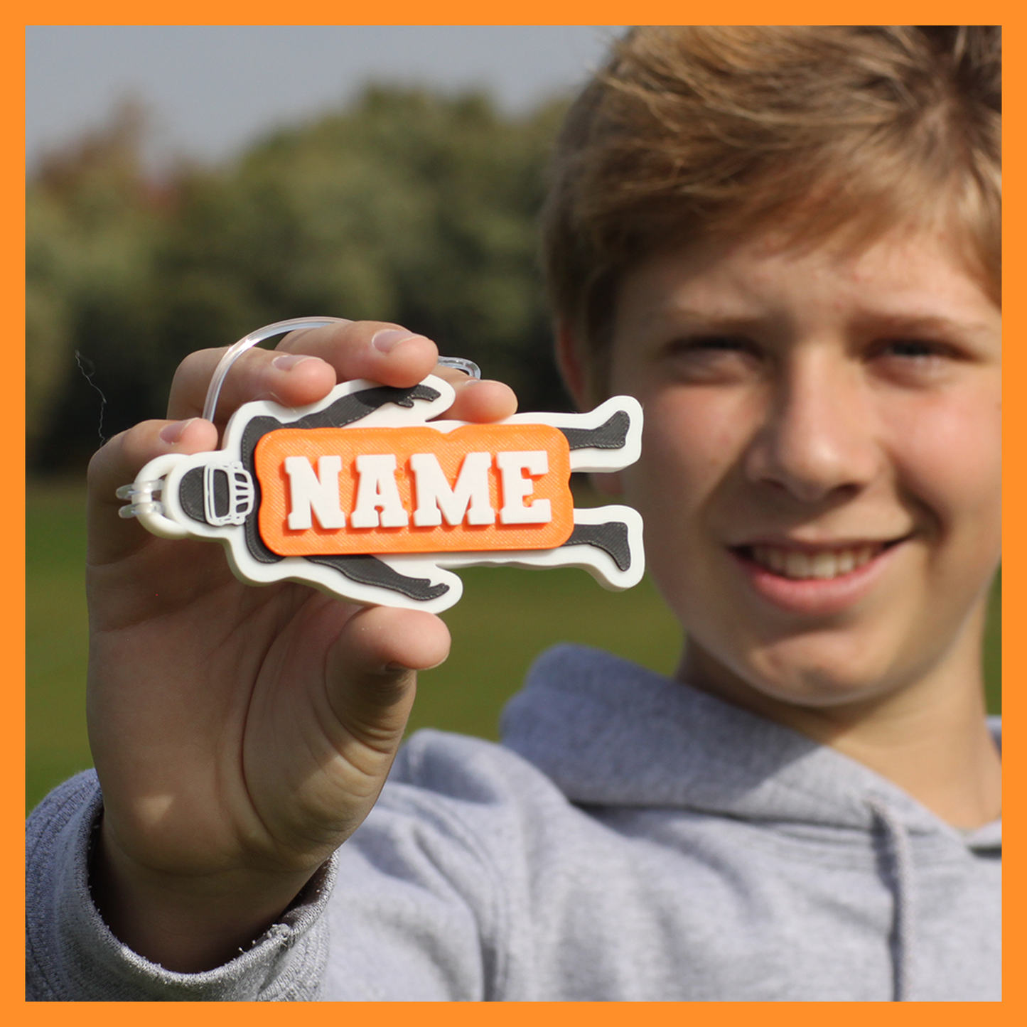 Football Bag Tag (Player)