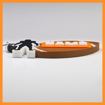 Football Bag Tag (Ball & Player)