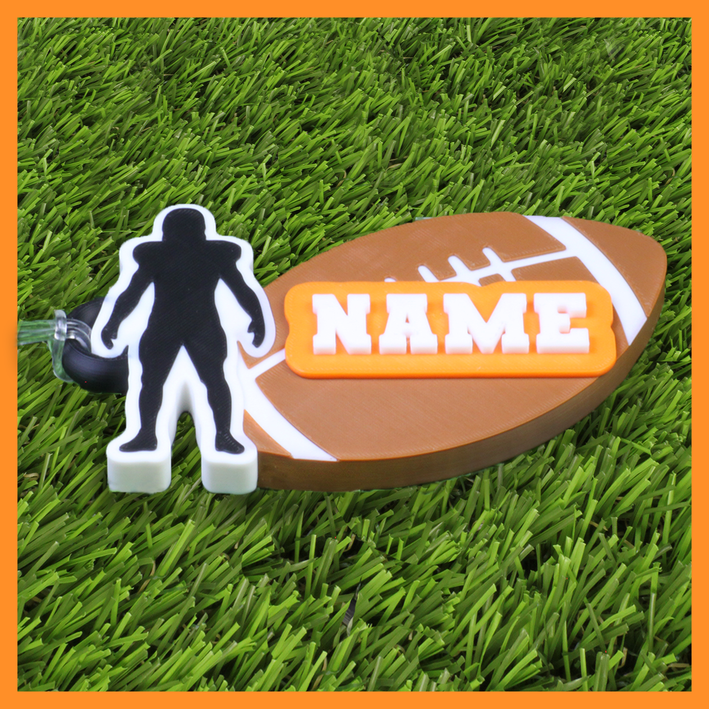 Football Bag Tag (Ball & Player)