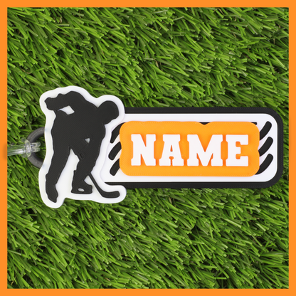 Ice Hockey Bag Tag (Player)