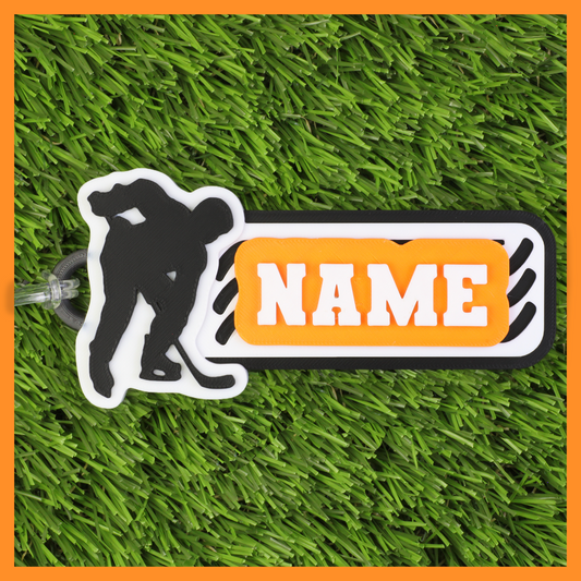Ice Hockey Bag Tag (Player)