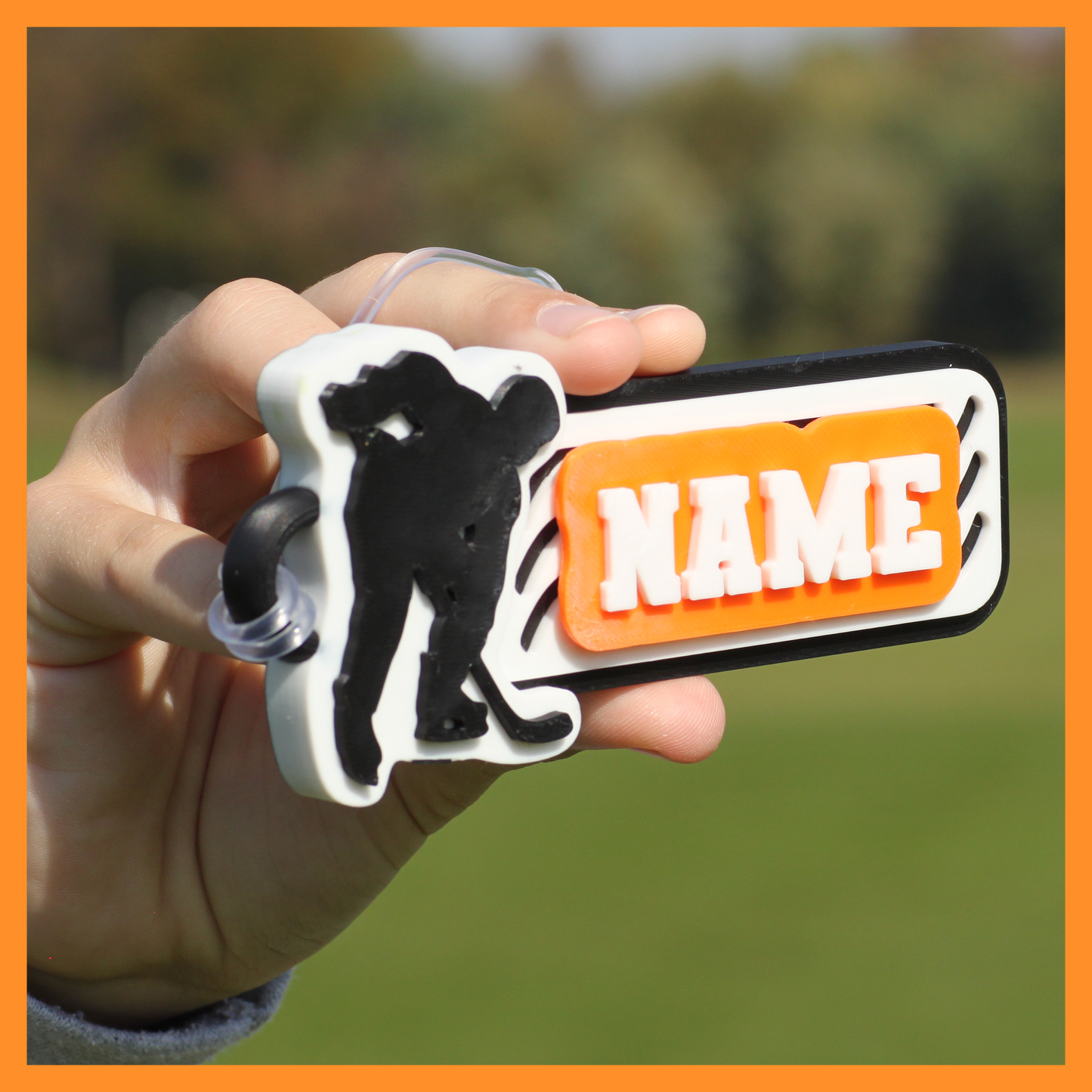 Ice Hockey Bag Tag (Player)