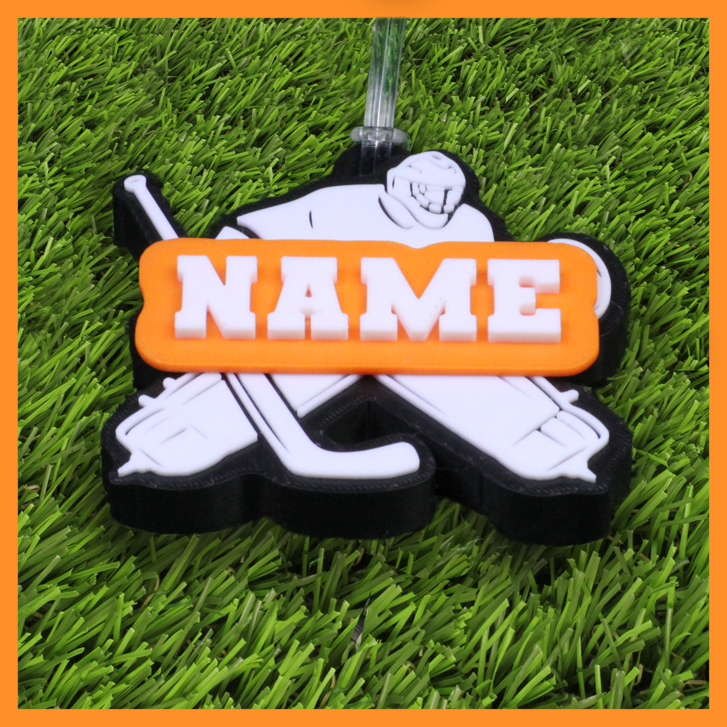 Ice Hockey Bag Tag (Goalie)
