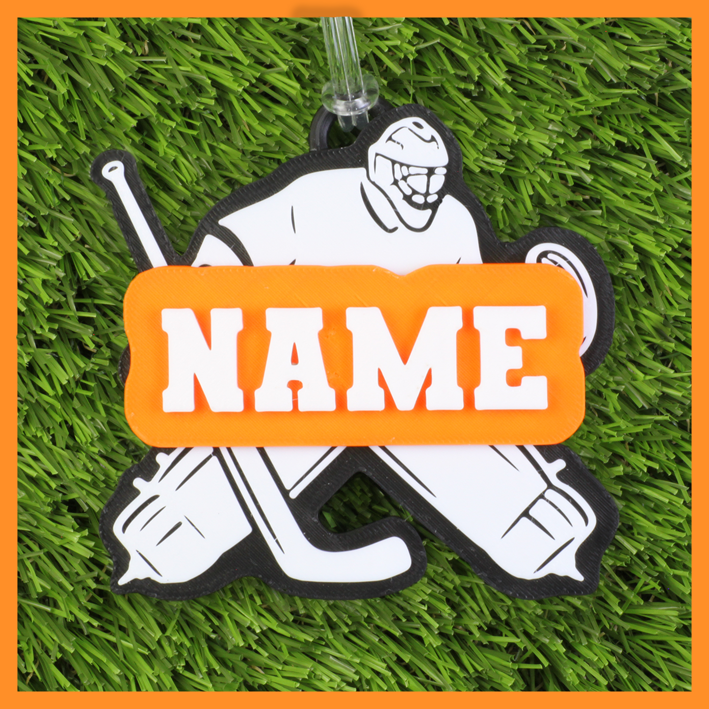 Ice Hockey Bag Tag (Goalie)