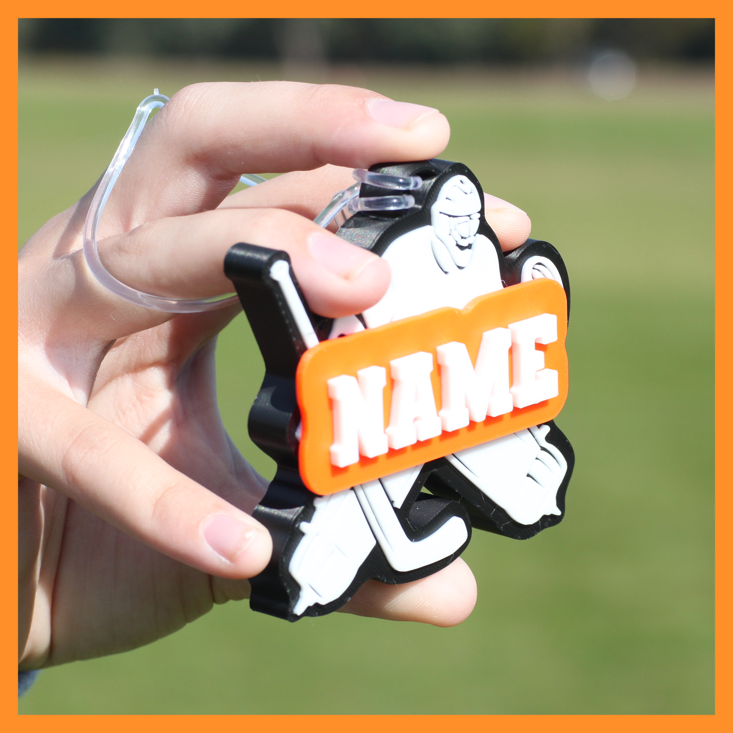 Ice Hockey Bag Tag (Goalie)