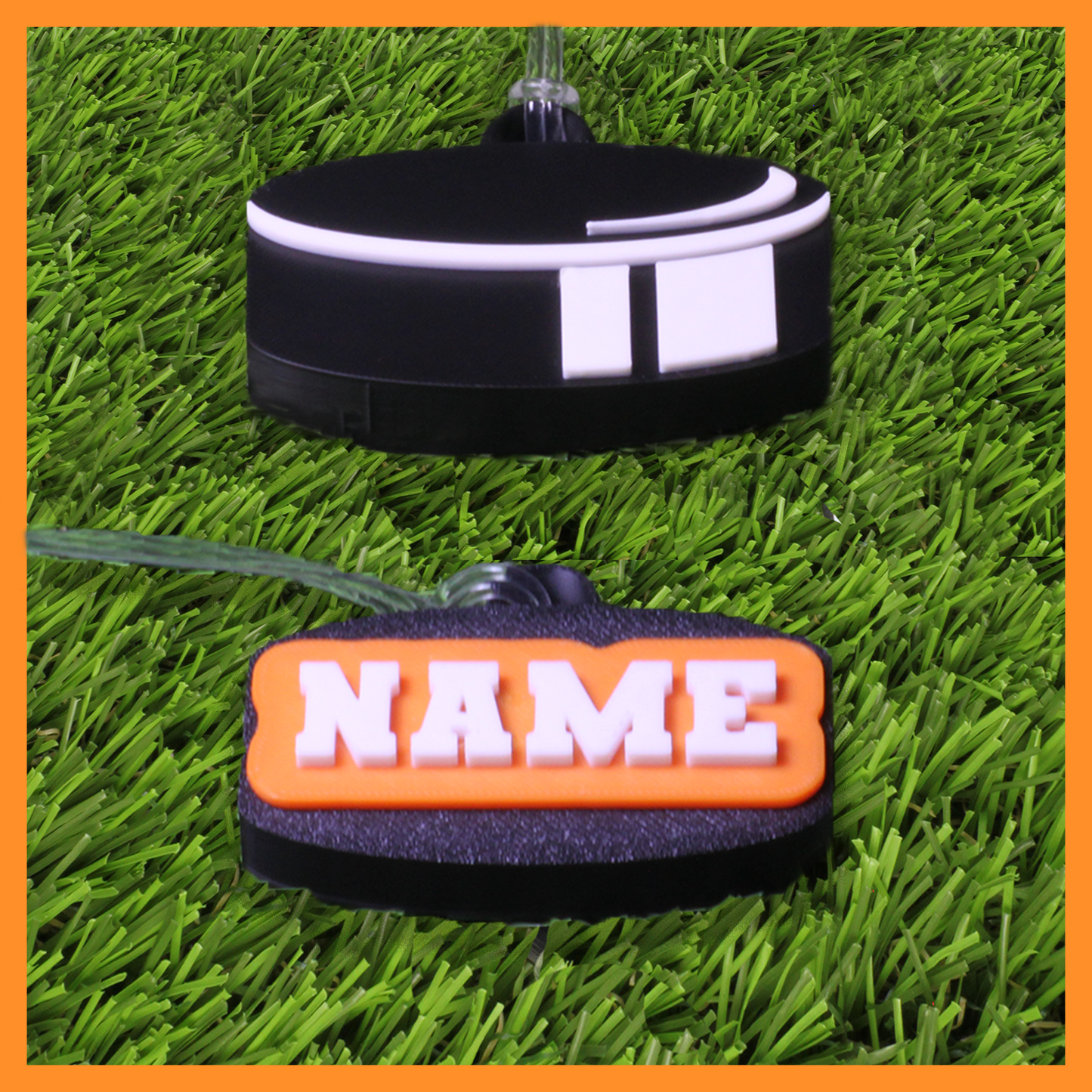 Ice Hockey Bag Tag (puck)