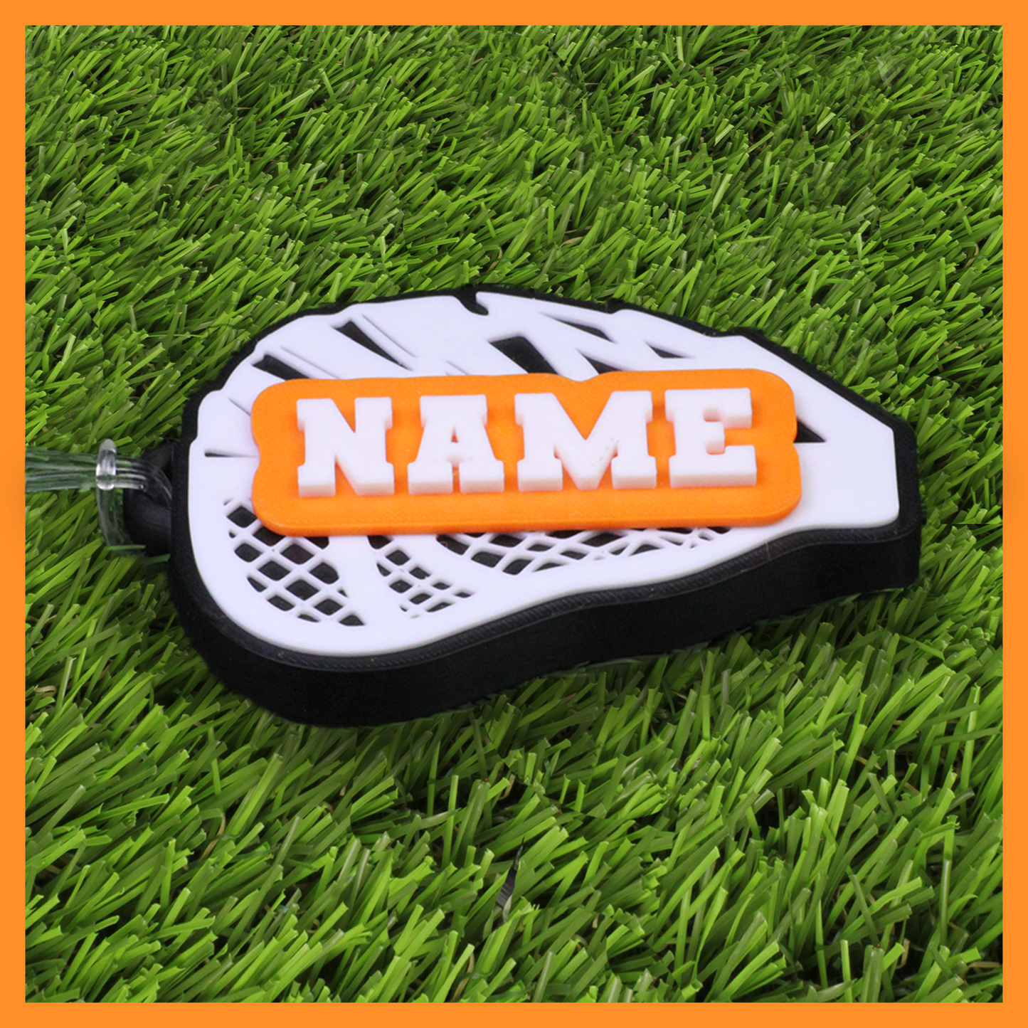 Lacrosse Bag Tag (Helmet & Stick)