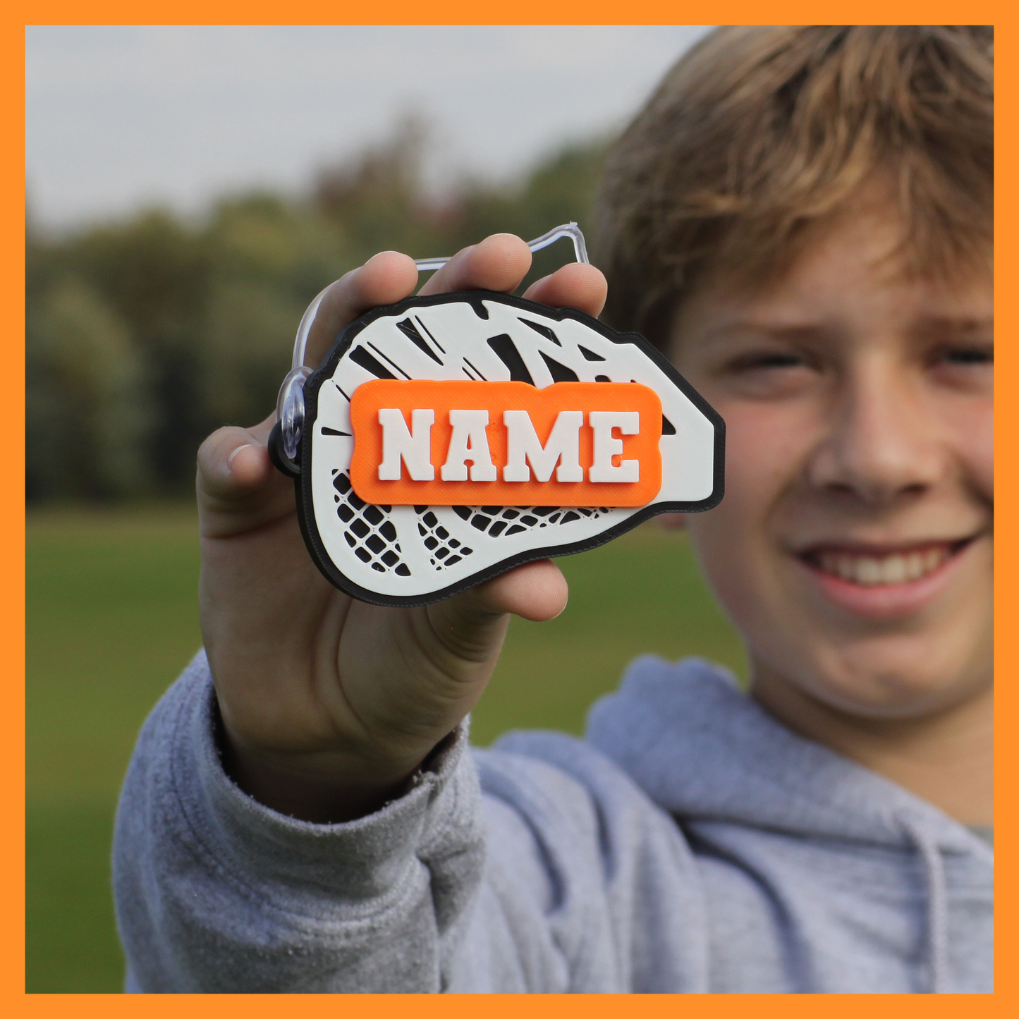 Lacrosse Bag Tag (Helmet & Stick)