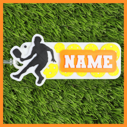 Pickle Ball Bag Tag (Player & Pickle Balls)