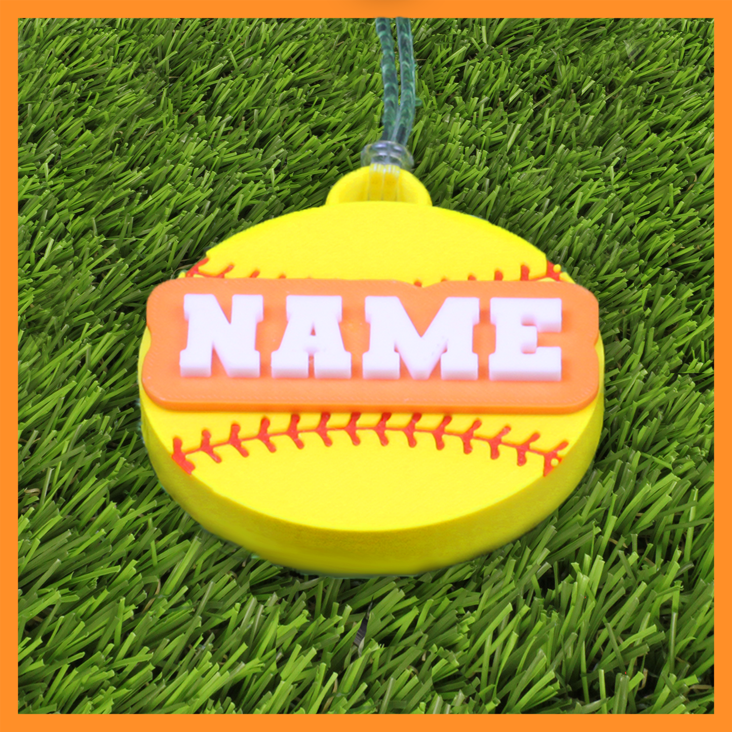 Softball Bag Tag (Ball)