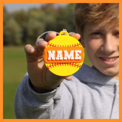 Softball Bag Tag (Ball)