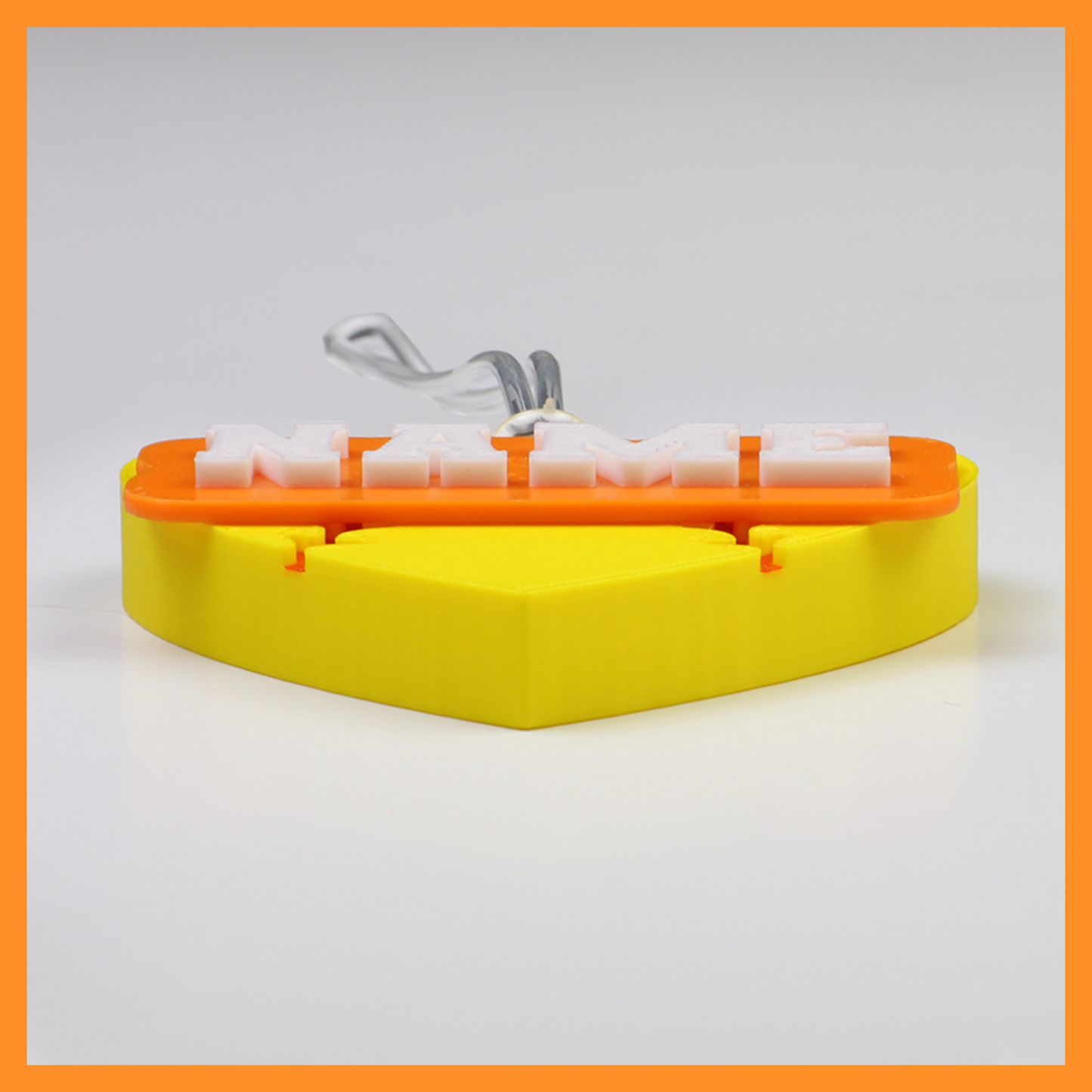 Softball Bag Tag (Heart)