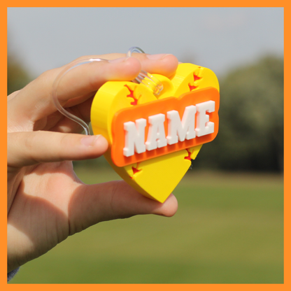 Softball Bag Tag (Heart)