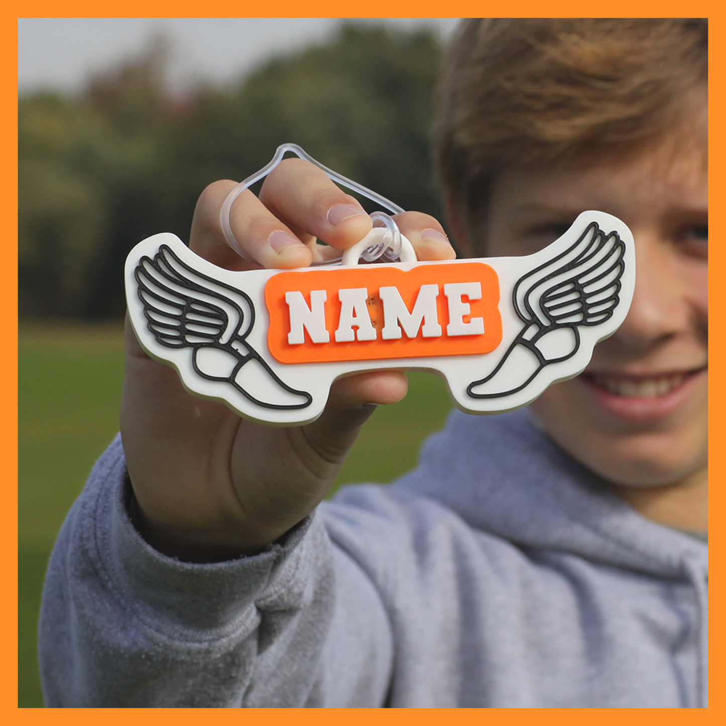 Track Bag Tag (Wings)