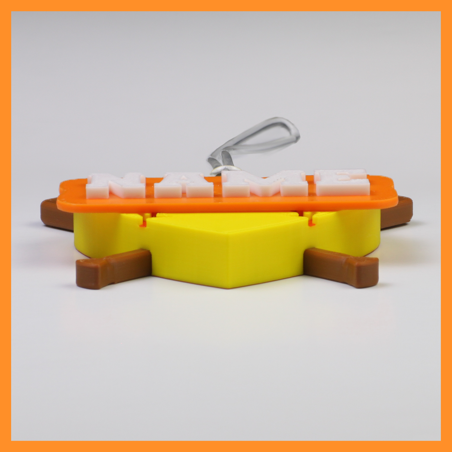 Softball Bag Tag (Heart & Bats)